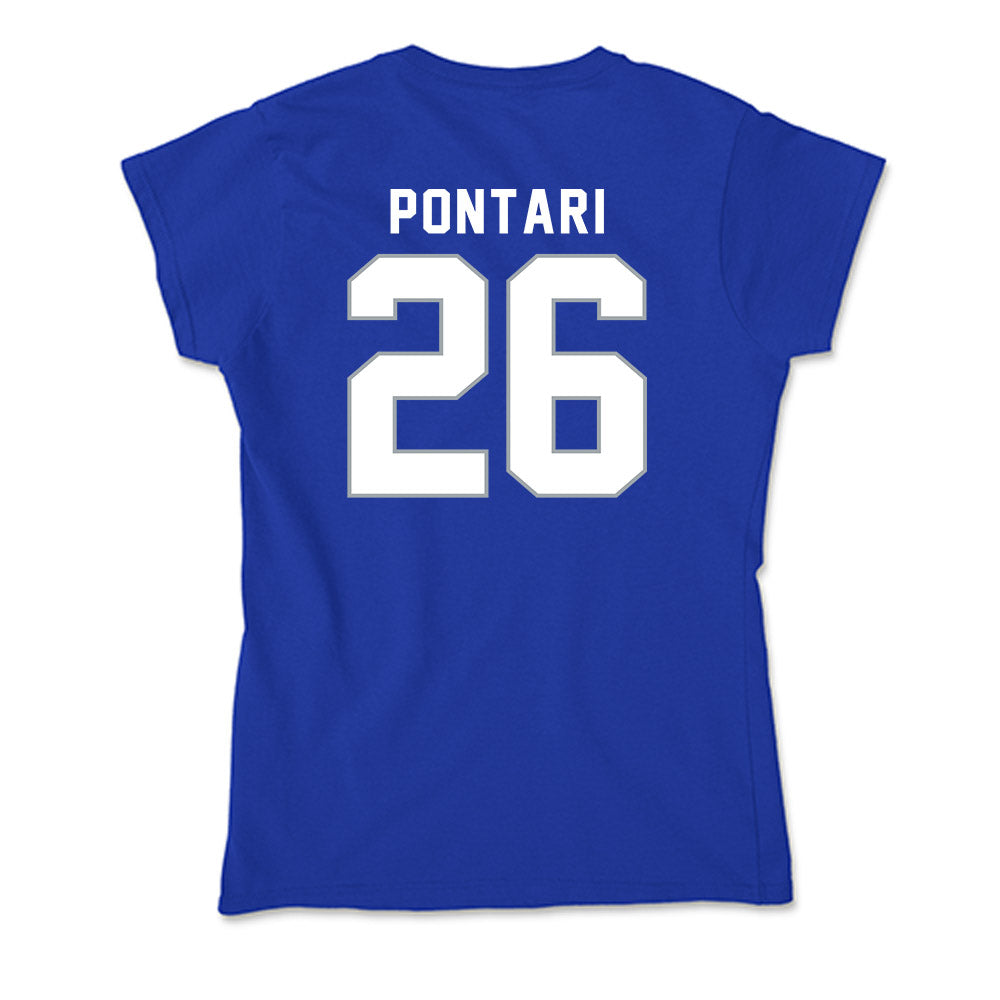 Seton Hall - NCAA Baseball : Matt Pontari - Soft Style Women’s T-Shirt-1