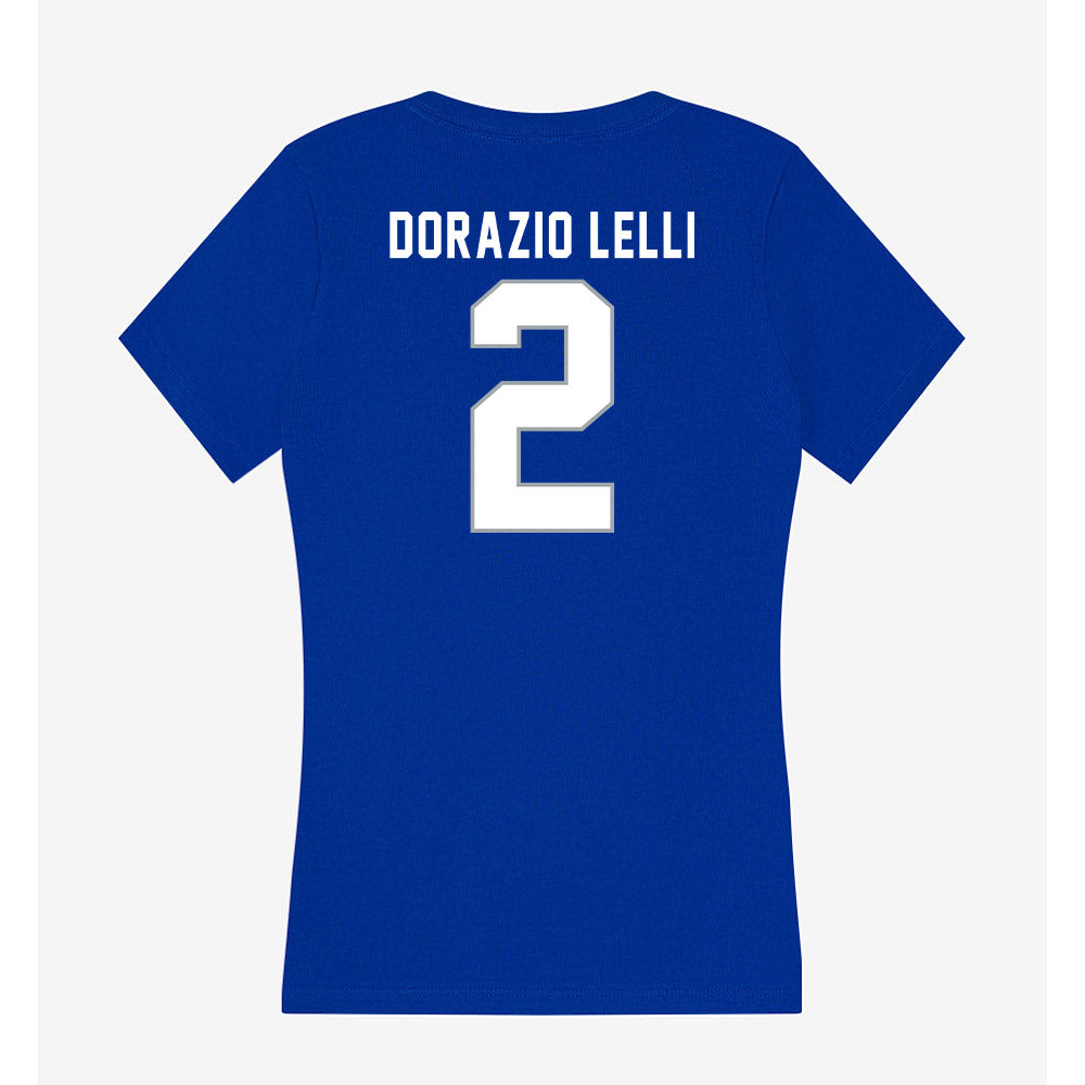 Seton Hall - NCAA Softball : Violet DOrazio Lelli - Women's V-Neck T-Shirt-1