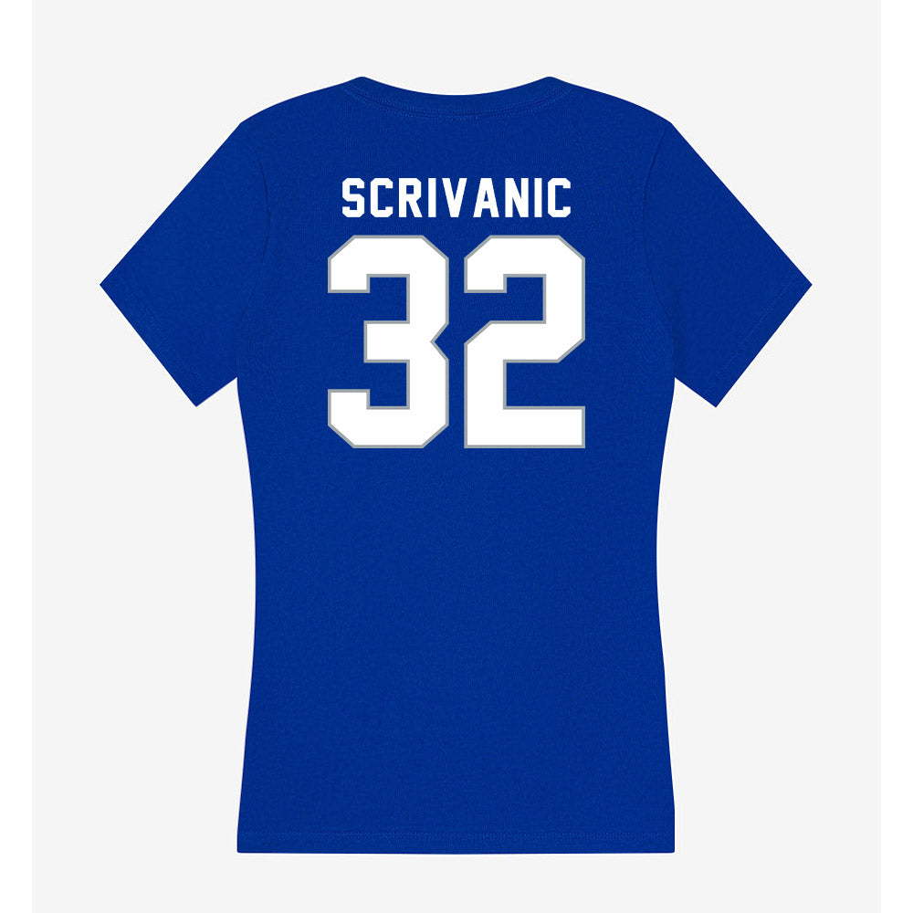 Seton Hall - NCAA Baseball : Frank Scrivanic - Women's V-Neck T-Shirt-1