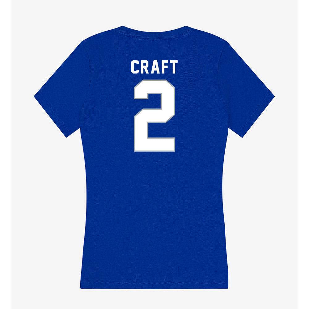 Seton Hall - NCAA Women's Basketball : Jakahla Craft - Women's V-Neck T-Shirt-1