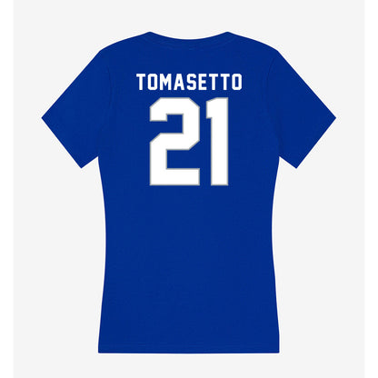 Seton Hall - NCAA Baseball : Nick Tomasetto - Women's V-Neck T-Shirt-1