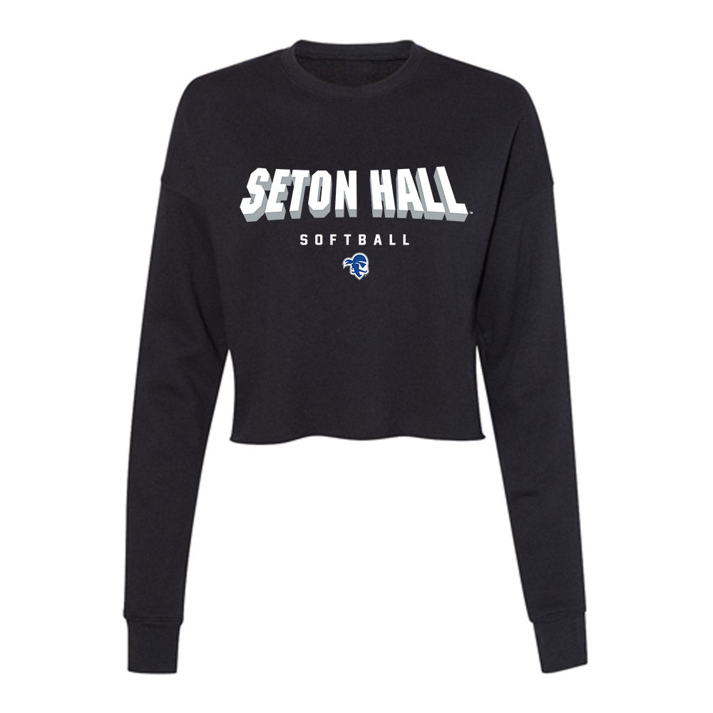 Seton Hall - NCAA Softball : Naya Martinez - Women's Cropped Crew Fleece-0