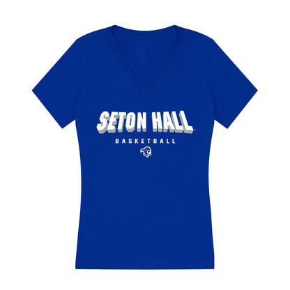 Seton Hall - NCAA Men's Basketball : Trey Parker - Women's V-Neck T-Shirt-0