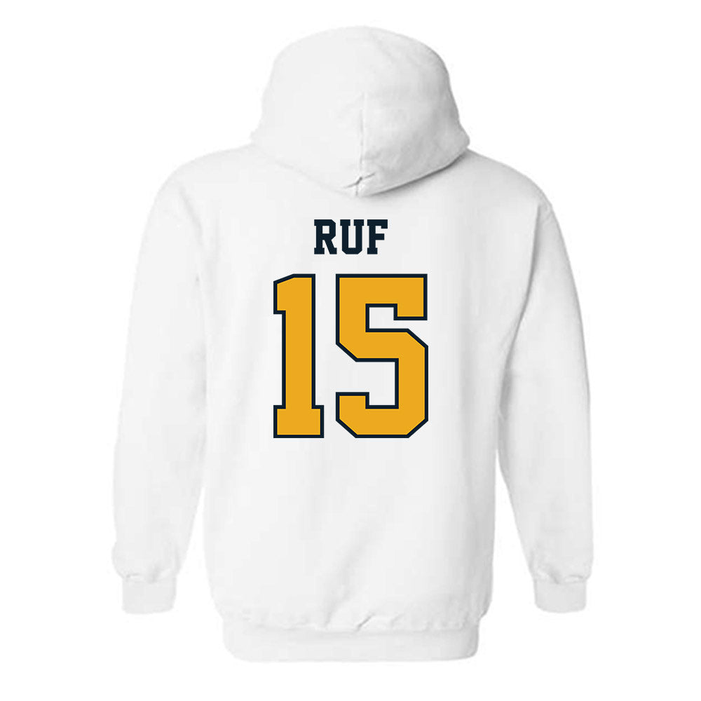 ETBU - NCAA Men's Ice Hockey : Timothy Ruf - Classic Shersey Hooded Sweatshirt-1