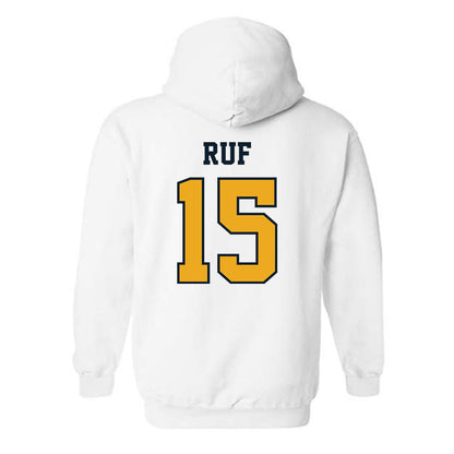 ETBU - NCAA Men's Ice Hockey : Timothy Ruf - Classic Shersey Hooded Sweatshirt-1