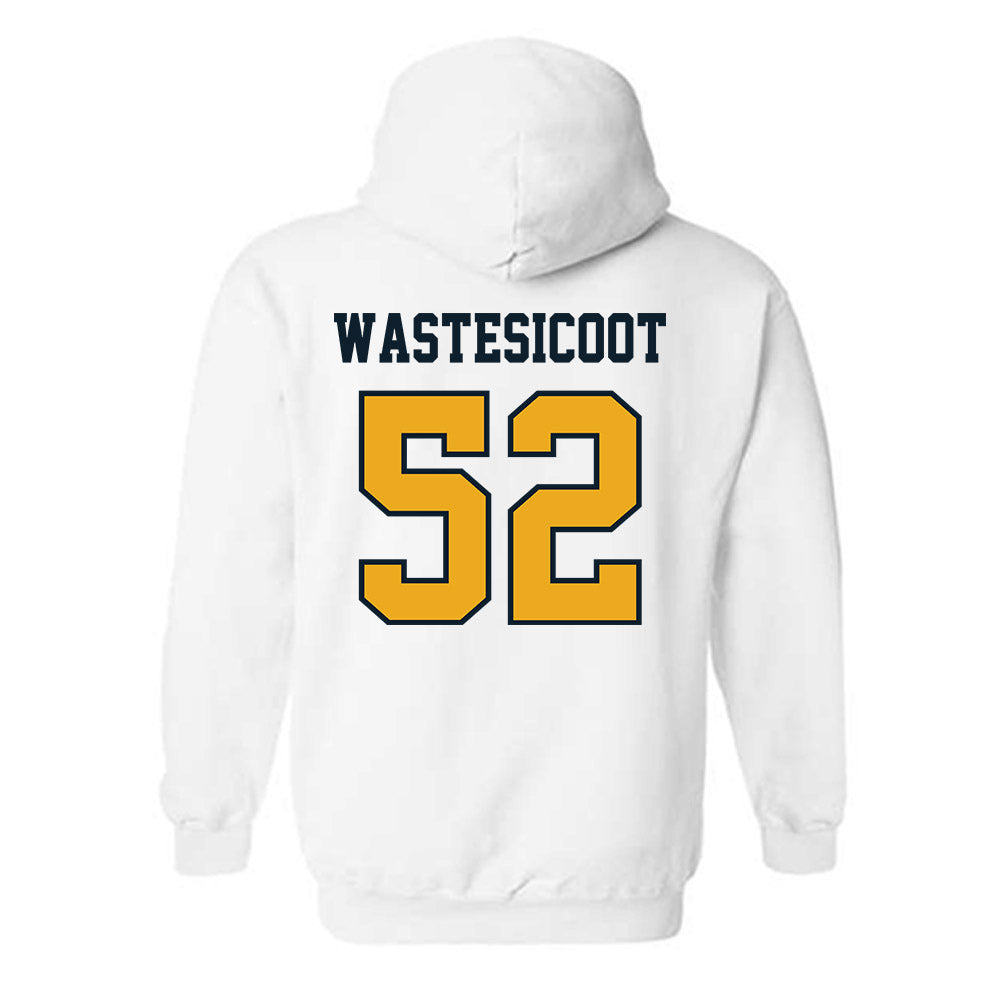 ETBU - NCAA Men's Lacrosse : Ryder Wastesicoot - Classic Shersey Hooded Sweatshirt-1
