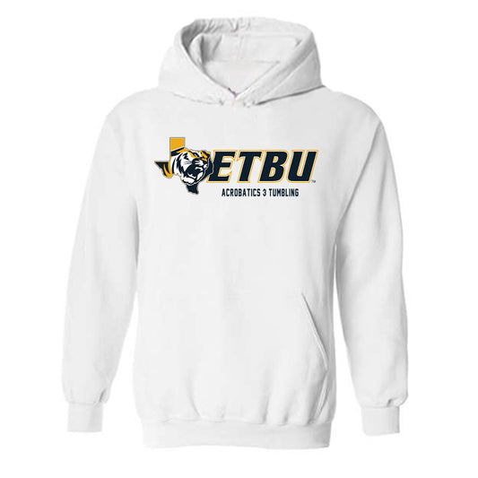 ETBU - NCAA Acrobatics & Tumbling : Reagan Brown - Classic Shersey Hooded Sweatshirt-0