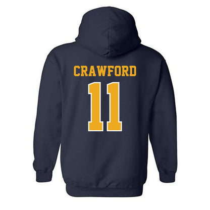 ETBU - NCAA Baseball : Chance Crawford - Classic Shersey Hooded Sweatshirt-1