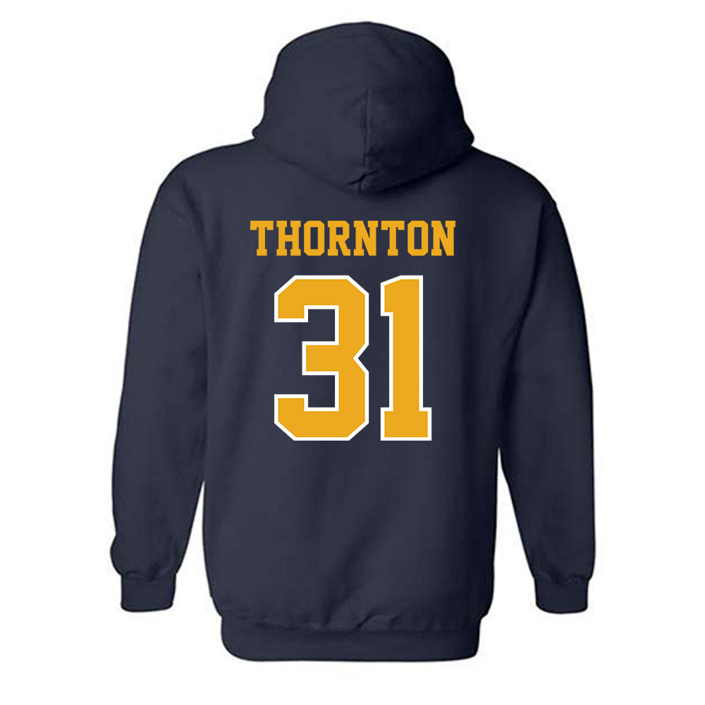 ETBU - NCAA Baseball : Isaac Thornton - Classic Shersey Hooded Sweatshirt-1
