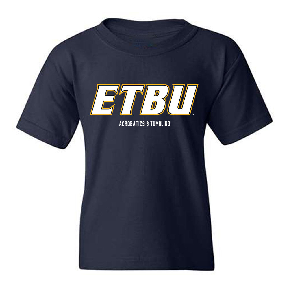 ETBU - NCAA Acrobatics & Tumbling : Reagan Brown - Classic Shersey Youth T-Shirt-0