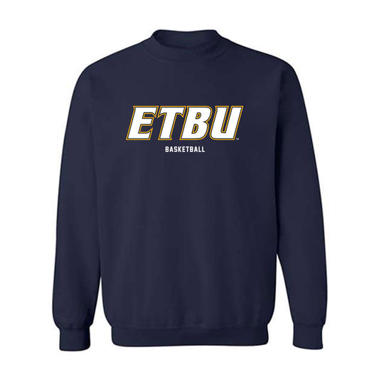 ETBU - NCAA Men's Basketball : Campbell White - Classic Shersey Crewneck Sweatshirt-0