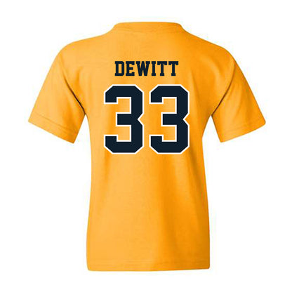 ETBU - NCAA Baseball : Jace DeWitt - Classic Shersey Youth T-Shirt-1