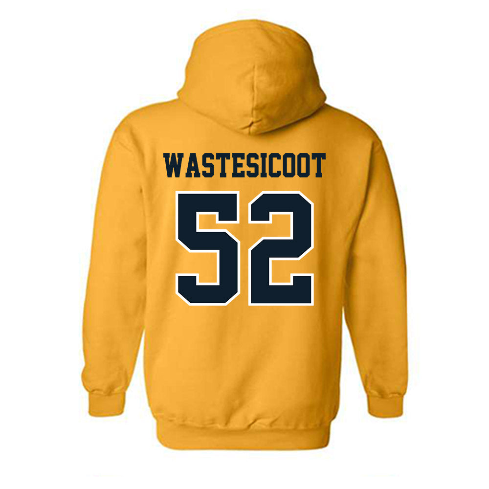 ETBU - NCAA Men's Lacrosse : Ryder Wastesicoot - Classic Shersey Hooded Sweatshirt-1