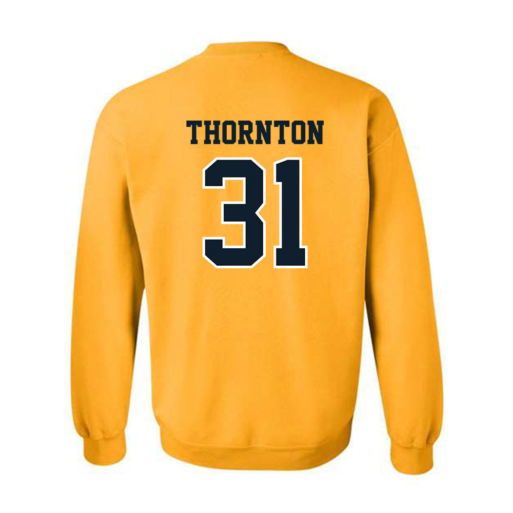 ETBU - NCAA Baseball : Isaac Thornton - Classic Shersey Crewneck Sweatshirt-1