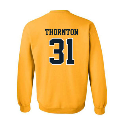 ETBU - NCAA Baseball : Isaac Thornton - Classic Shersey Crewneck Sweatshirt-1