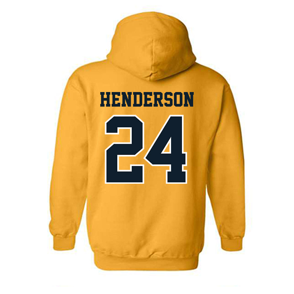 ETBU - NCAA Baseball : Mark Henderson - Classic Shersey Hooded Sweatshirt-1