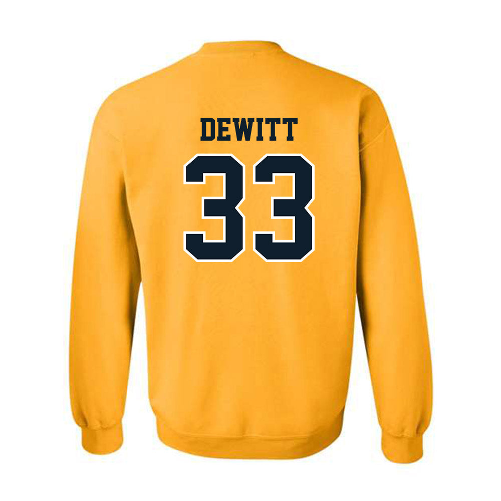 ETBU - NCAA Baseball : Jace DeWitt - Classic Shersey Crewneck Sweatshirt-1