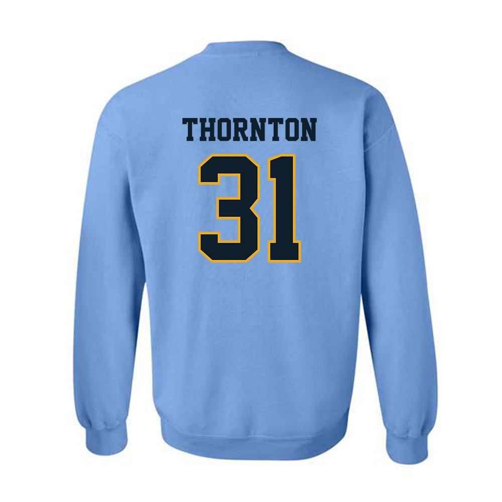 ETBU - NCAA Baseball : Isaac Thornton - Classic Shersey Crewneck Sweatshirt-1