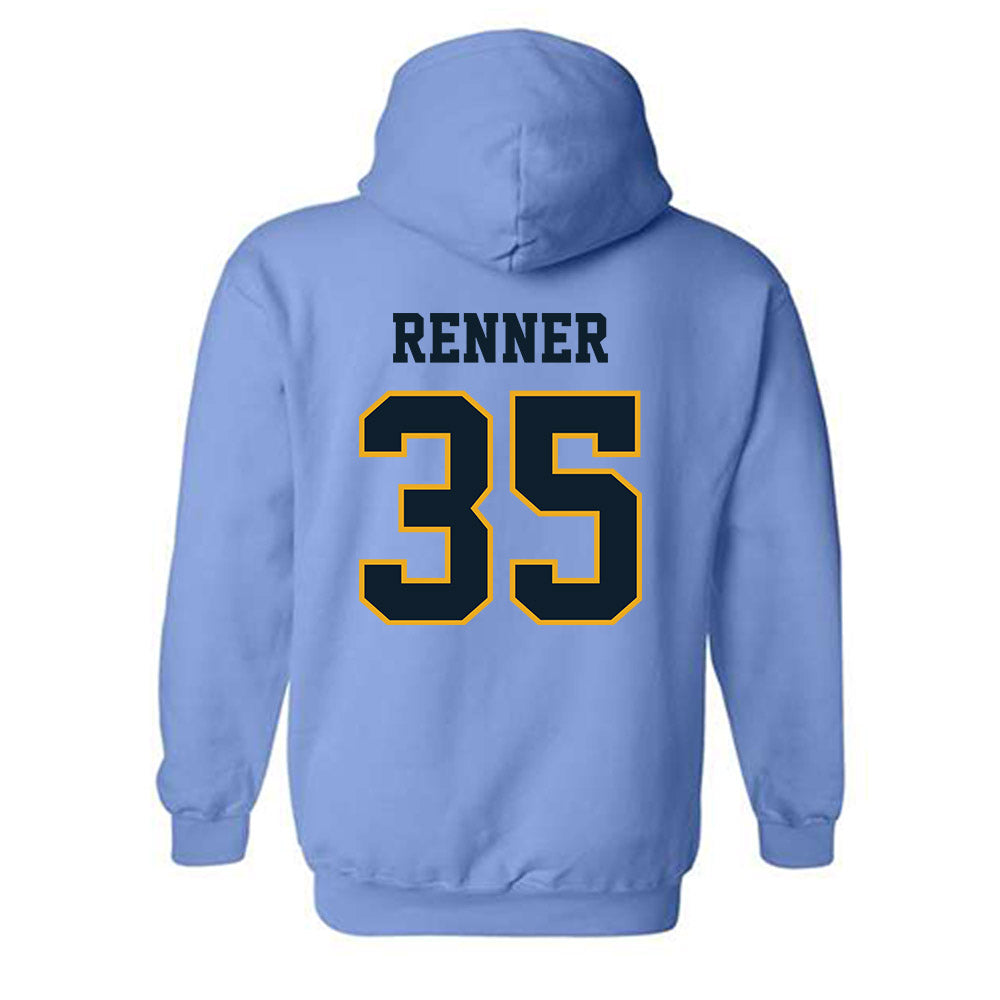 ETBU - NCAA Men's Ice Hockey : Andrew Renner - Classic Shersey Hooded Sweatshirt-1