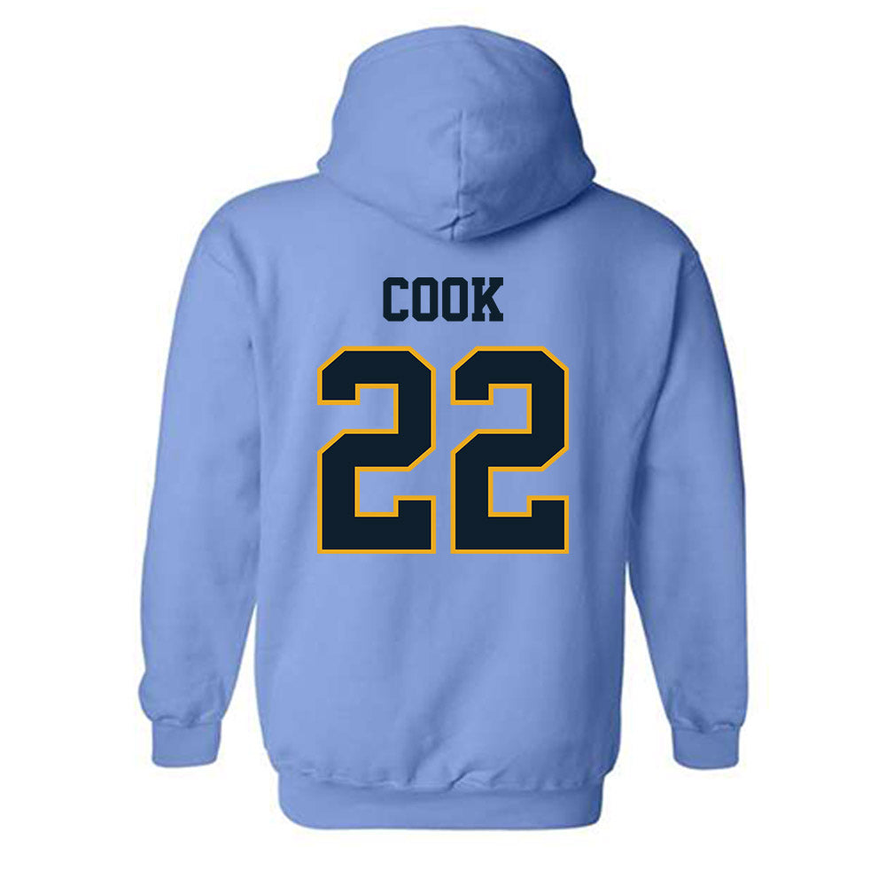 ETBU - NCAA Men's Basketball : Ethan Cook - Classic Shersey Hooded Sweatshirt-1