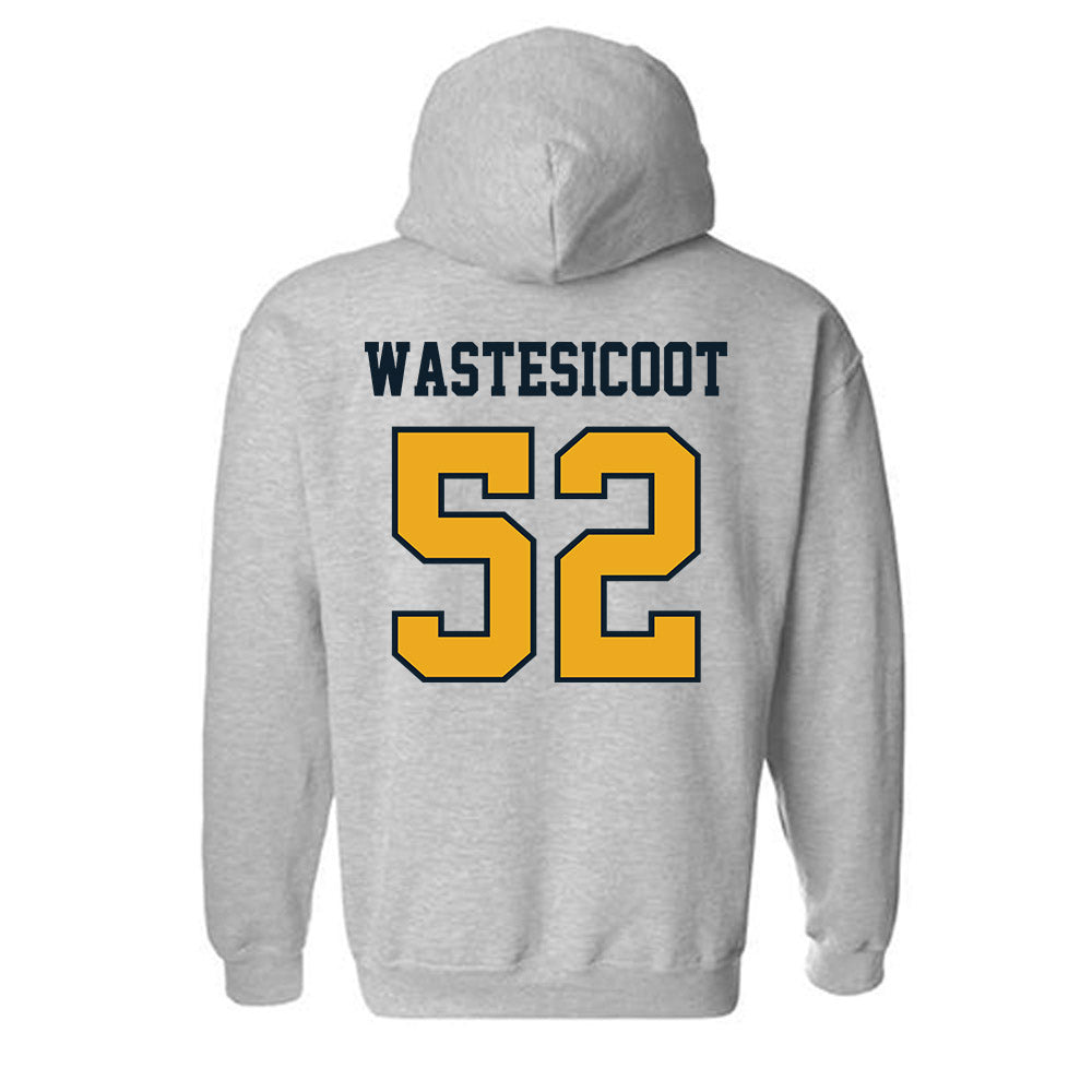 ETBU - NCAA Men's Lacrosse : Ryder Wastesicoot - Classic Shersey Hooded Sweatshirt-1