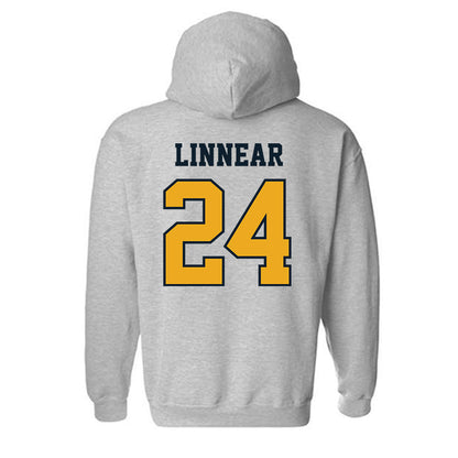 ETBU - NCAA Football : Bryson Linnear - Classic Shersey Hooded Sweatshirt-1