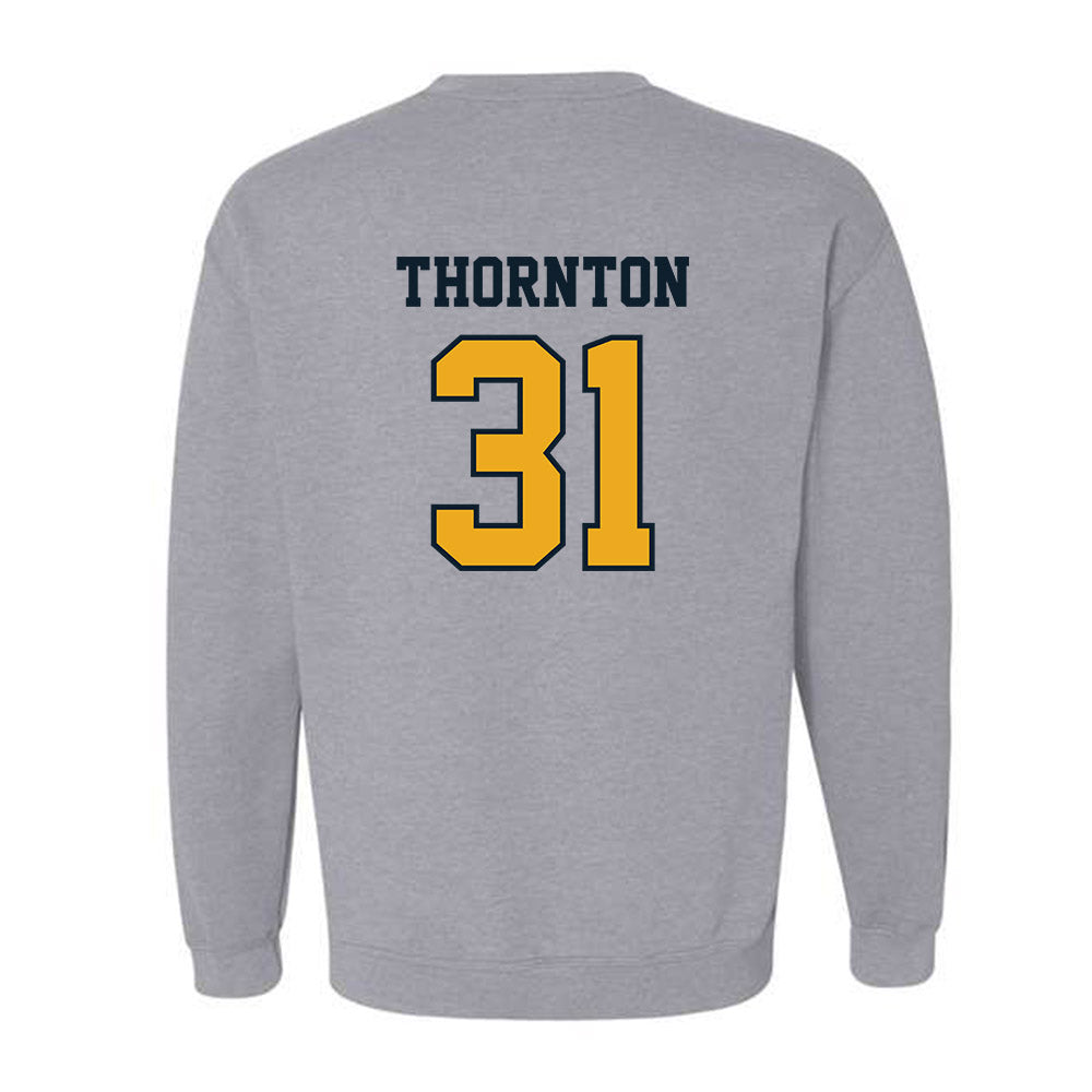 ETBU - NCAA Baseball : Isaac Thornton - Classic Shersey Crewneck Sweatshirt-1