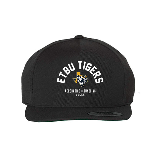 ETBU - NCAA Acrobatics & Tumbling : Audrey Locke - Snapback Hat-0