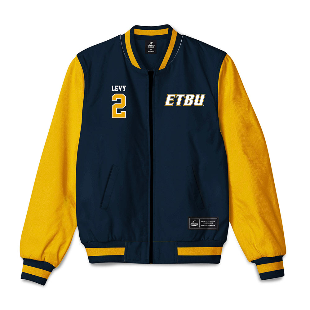 ETBU - NCAA Men's Basketball : Shad Levy - Bomber Jacket-0