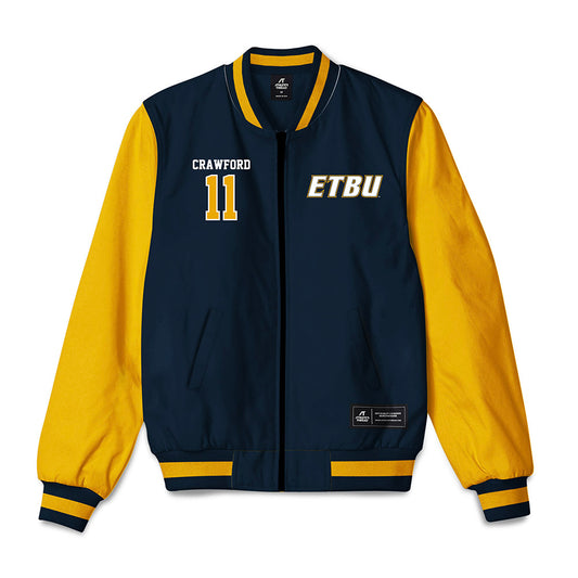 ETBU - NCAA Baseball : Chance Crawford - Bomber Jacket-0
