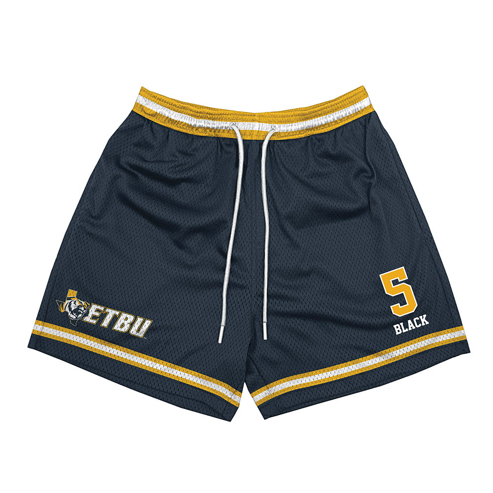 ETBU - NCAA Acrobatics & Tumbling : Rhiunce Black - Shorts-0