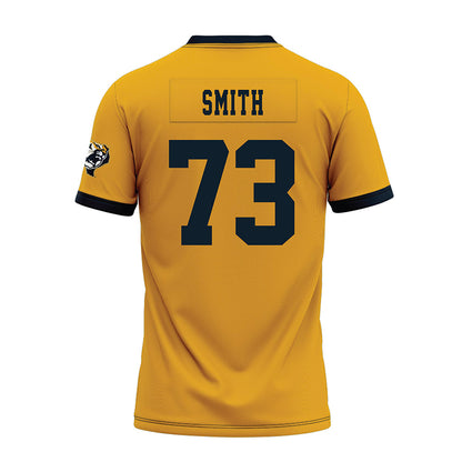 ETBU - NCAA Football : Destin Smith - Gold Premium Football Jersey-1