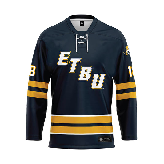 ETBU - NCAA Men's Ice Hockey : Barran Van Polen - Hockey Jersey-0
