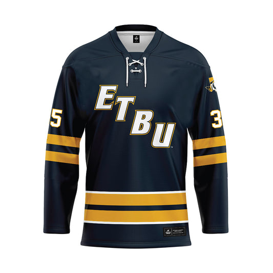 ETBU - NCAA Men's Ice Hockey : Andrew Renner - Hockey Jersey-0