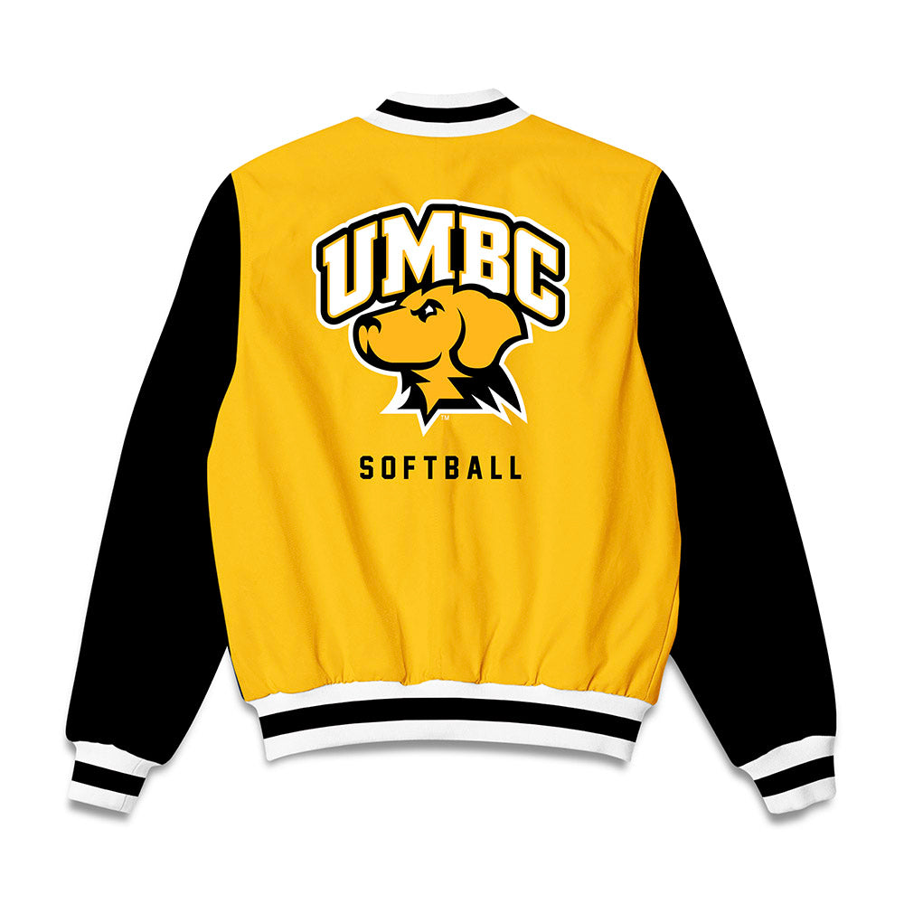 UMBC - NCAA Softball : Brittany Howe - Bomber Jacket-1