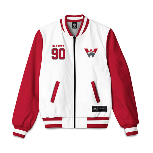 Western - NCAA Football : Jackson Garrett - Bomber Jacket-0