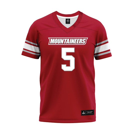 Western - NCAA Football : Joshua Dixon - Crimson Maroon Premium Football Jersey-0