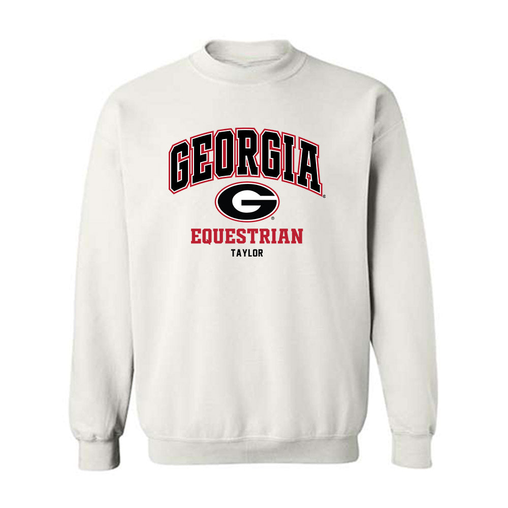 Georgia - NCAA Equestrian : Avery Taylor - Sports Shersey Crewneck Sweatshirt-0