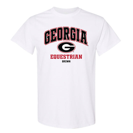 Georgia - NCAA Equestrian : Tessa Brown - Sports Shersey T-Shirt-0