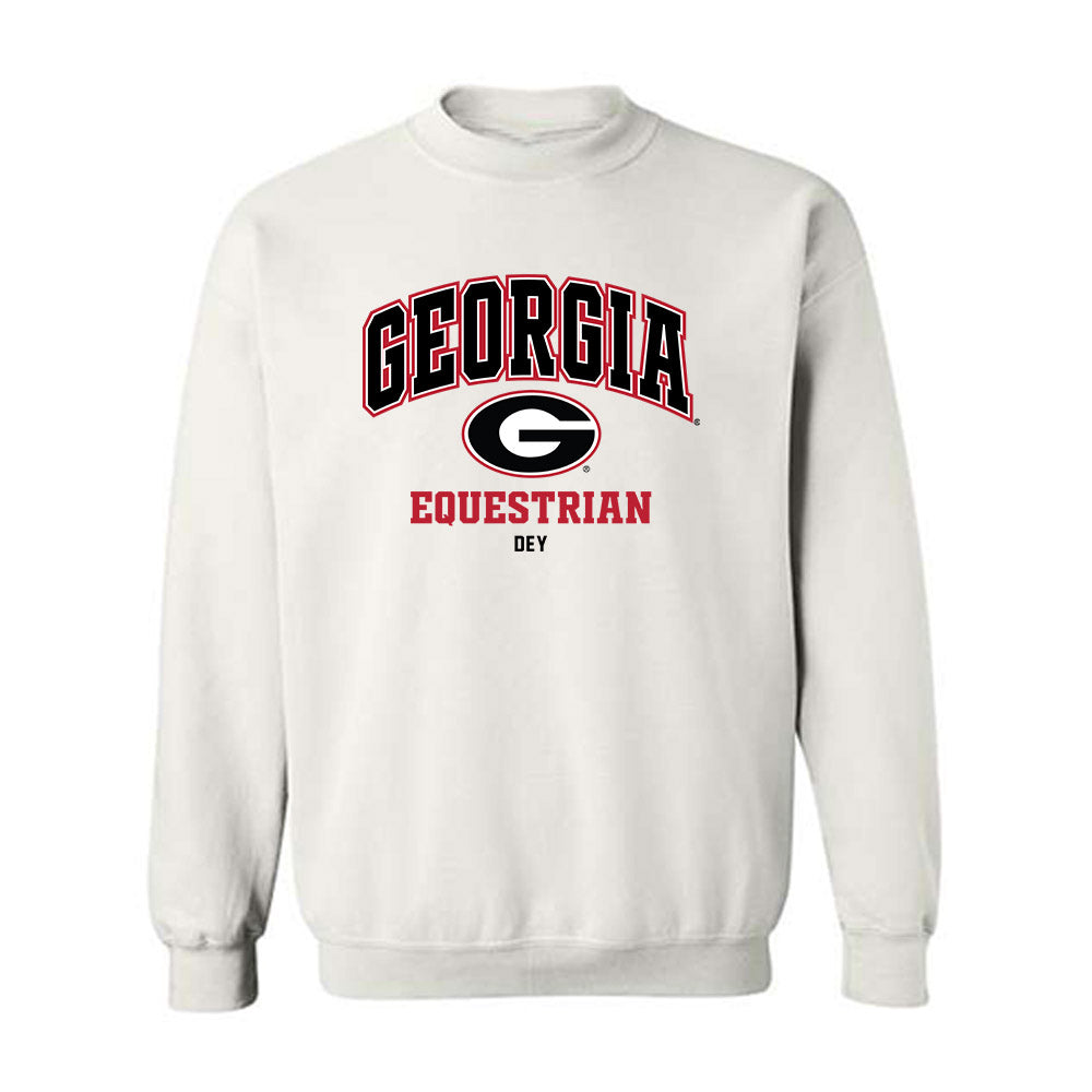 Georgia - NCAA Equestrian : Kingsley Dey - Sports Shersey Crewneck Sweatshirt-0