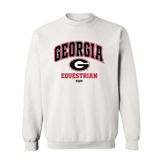 Georgia - NCAA Equestrian : Emma Popp - Sports Shersey Crewneck Sweatshirt-0