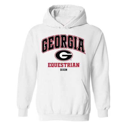 Georgia - NCAA Equestrian : Alyvia Dixon - Sports Shersey Hooded Sweatshirt-0