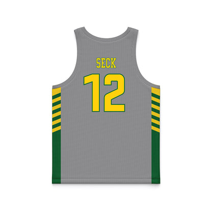 KYSU - NCAA Women's Basketball : Aminata Seck - Grey Basketball Jersey-1