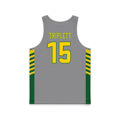 KYSU - NCAA Women's Basketball : Alycia Triplett - Grey Basketball Jersey-1