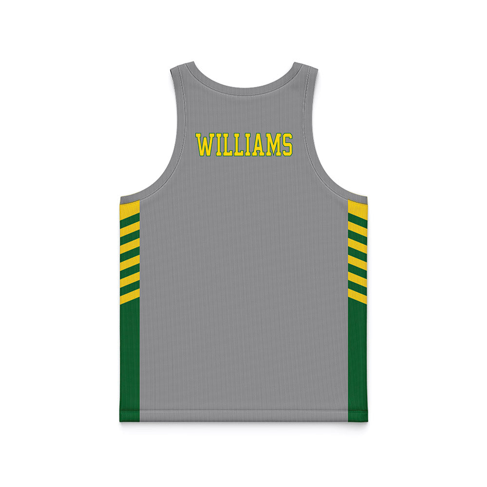  - NCAA Women's Basketball : Mondrea Williams - Grey Basketball Jersey-1