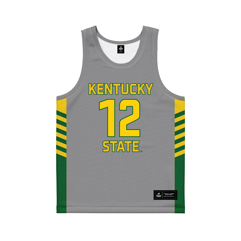 KYSU - NCAA Women's Basketball : Aminata Seck - Grey Basketball Jersey-0