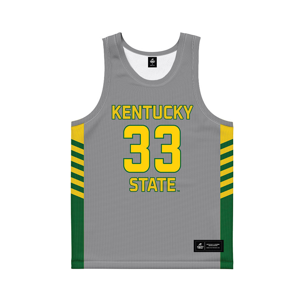 KYSU - NCAA Women's Basketball : Saniah Sandlin - Grey Basketball Jersey-0