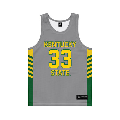 KYSU - NCAA Women's Basketball : Saniah Sandlin - Grey Basketball Jersey-0