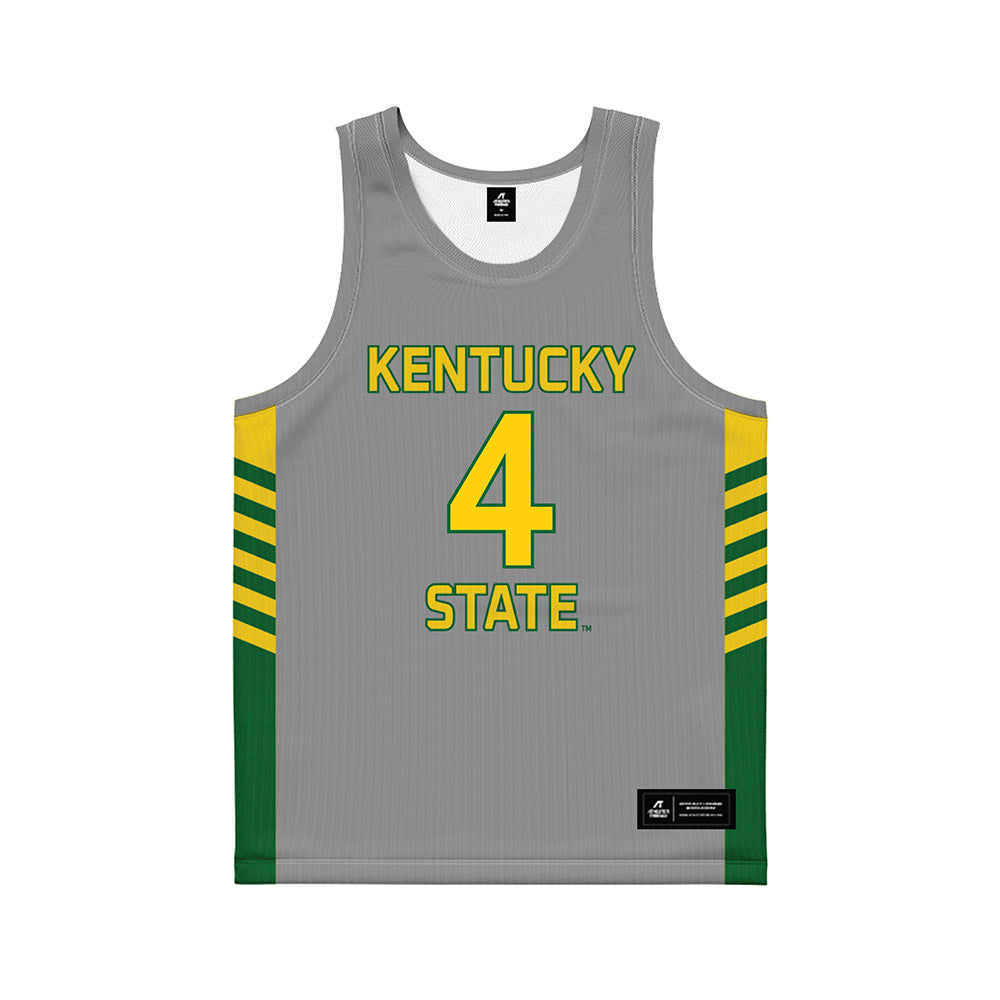 KYSU - NCAA Women's Basketball : Diara McBroom - Grey Basketball Jersey-0