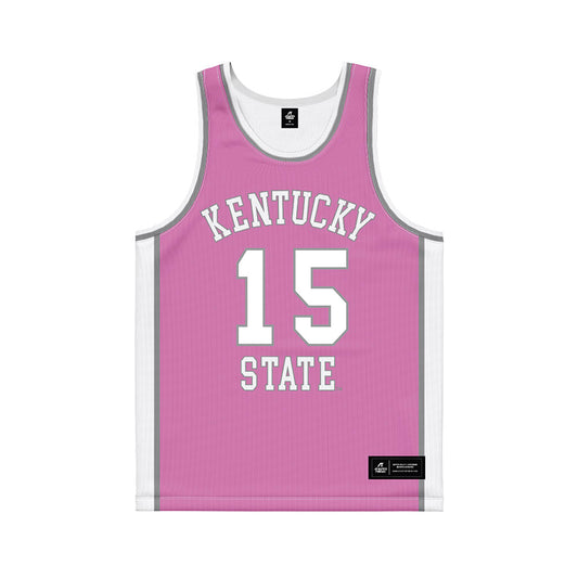 KYSU - NCAA Women's Basketball : Alycia Triplett - Pink Basketball Jersey-0